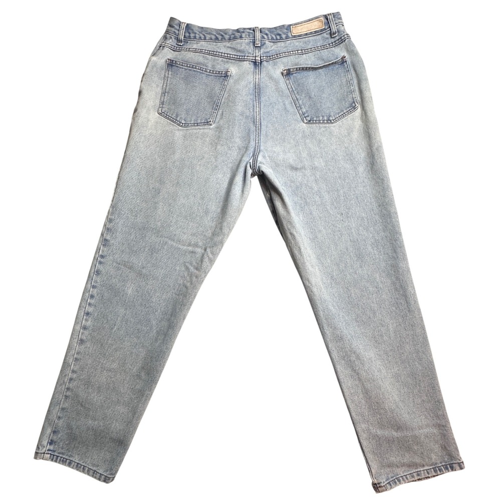 Vintage Bill Blass Jeans Womens 16 Light Wash High Rise Easy Fit Straight‎ Leg